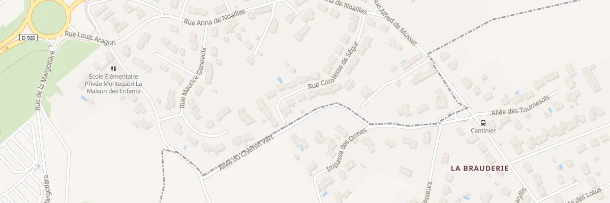 Plan du 17 Rue Comtesse de Ségur à Châteauroux
