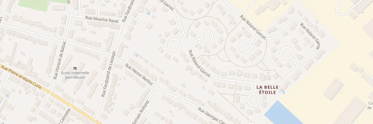 Plan du 89 Rue Roland Garros à Châteauroux