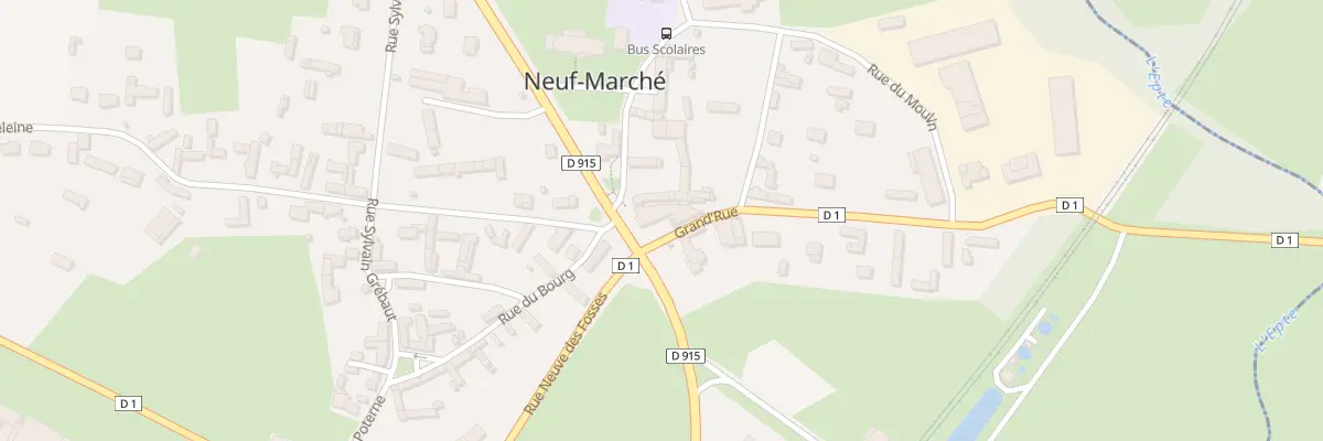 Plan du 1 Grande Rue à Neuf-Marché