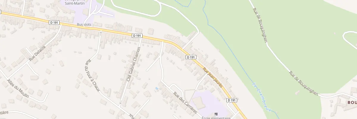 Plan du 180 Rue Jean Jaurès à Marquise