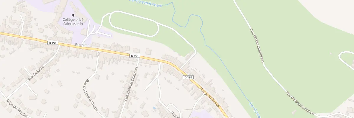 Plan du 163 Rue Jean Jaurès à Marquise