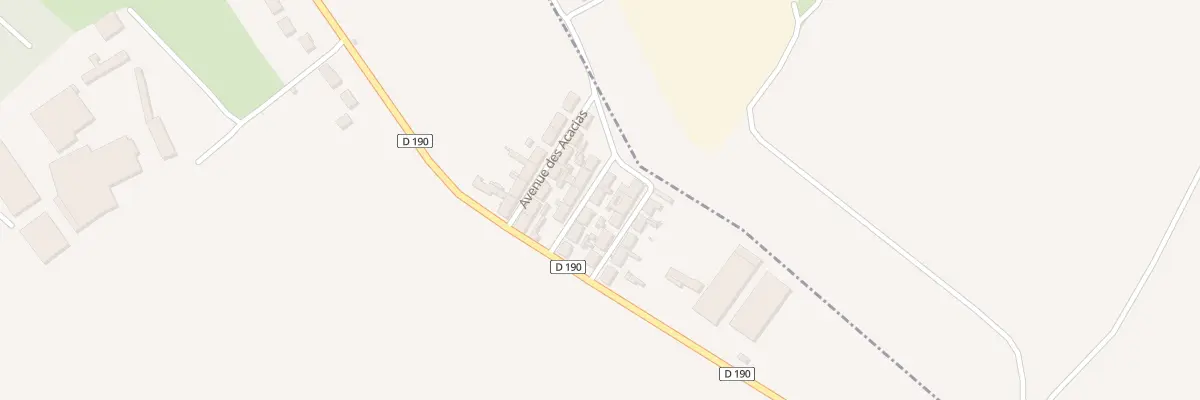 Plan du 8 Av des Platanes à Martainneville
