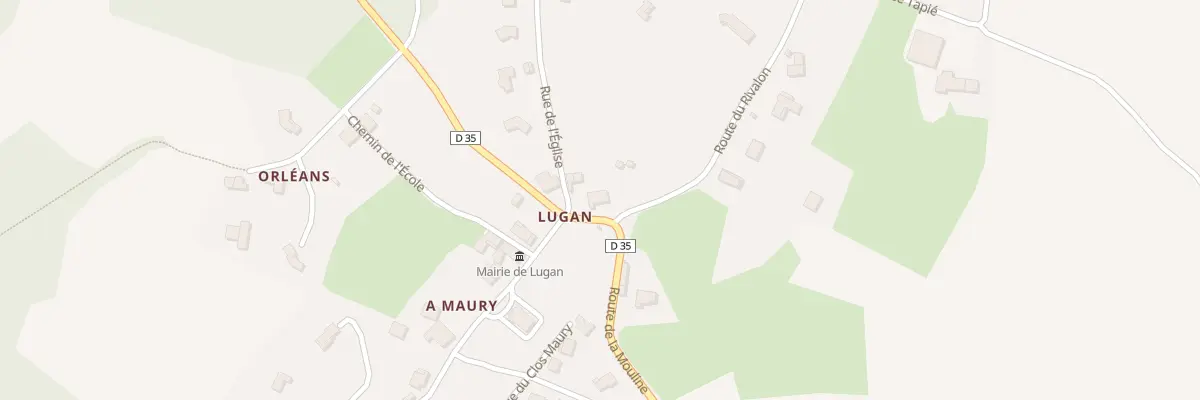 Plan du 5008 As Plos à Lugan