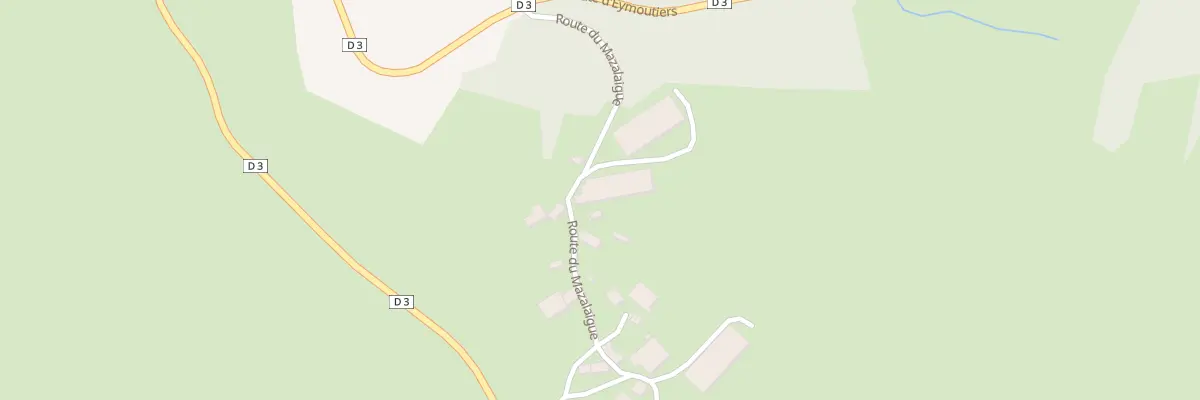 Plan du 240 Le Mazalaygue à Chamberet