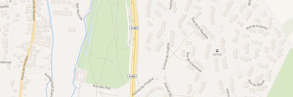 Plan du 13 Rue de la Rabette à Mantes-la-Ville