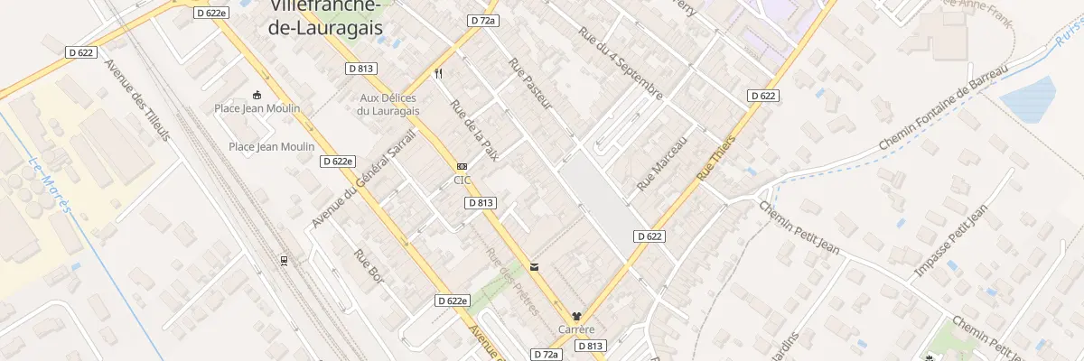 Plan du 12 Pl Gambetta à Villefranche-de-Lauragais