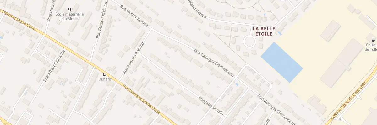 Plan du 20 Rue Georges Clemenceau à Châteauroux