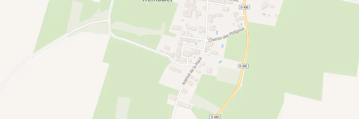 Plan du 13 Ruchelle et l’Eglise à Trémoulet