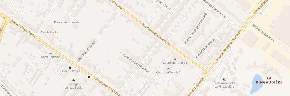 Plan du 31 Rue du Maréchal Foch à Châteauroux
