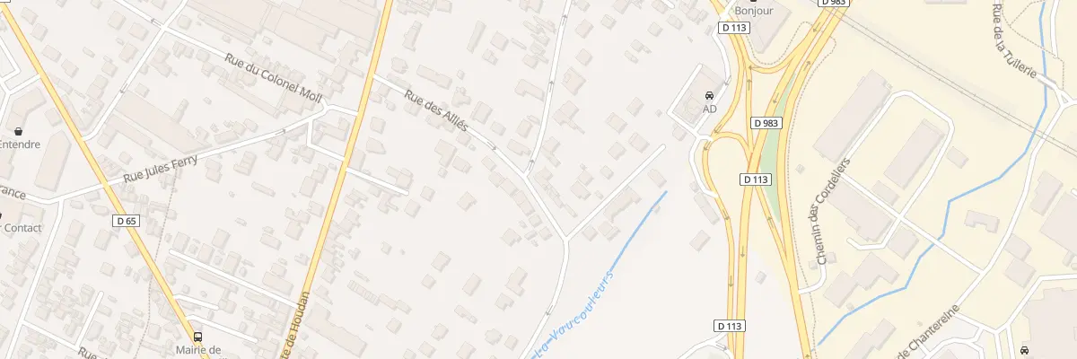 Plan du 7B Rue des Alliés à Mantes-la-Ville