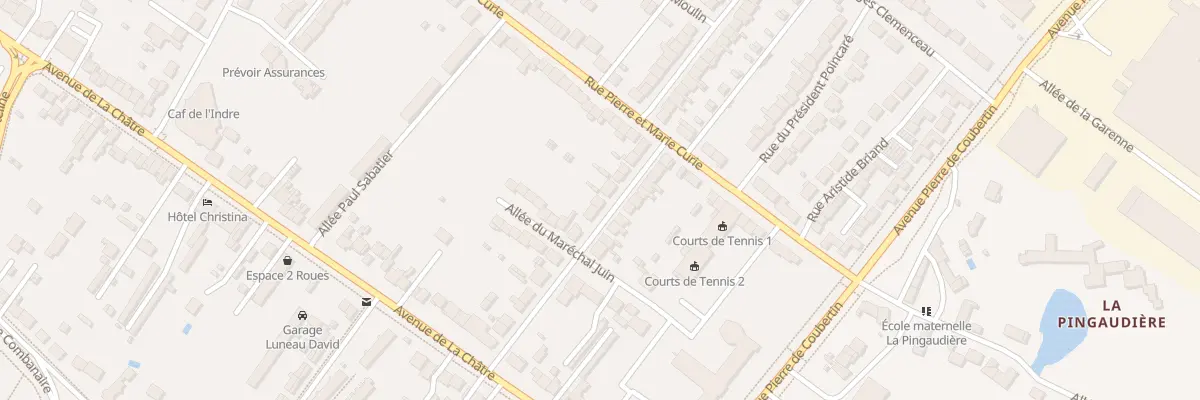 Plan du 29 Rue du Maréchal Foch à Châteauroux