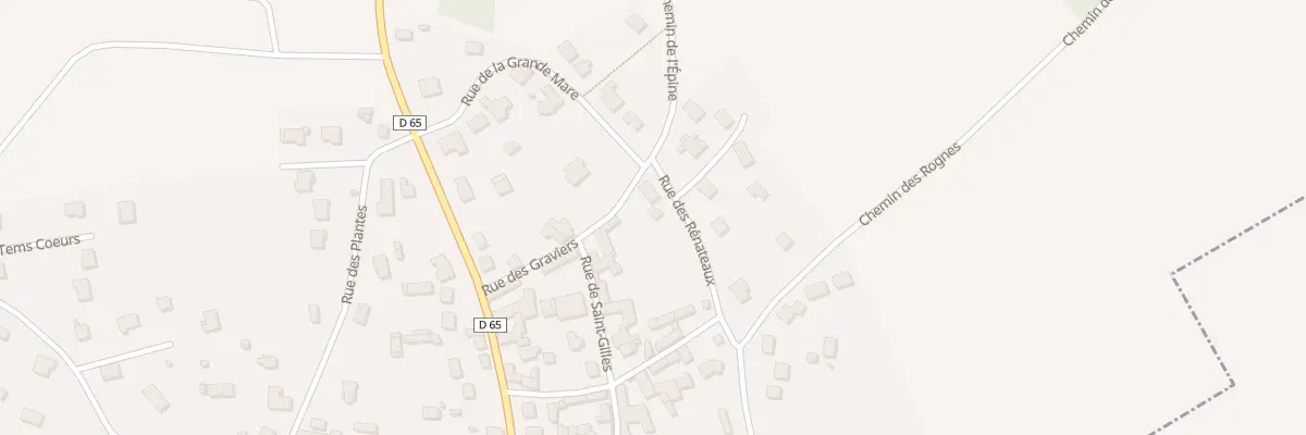 Plan du 19 Rue des Rénateaux à Breuil-Bois-Robert