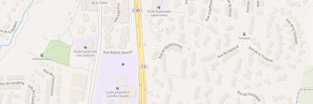 Plan du 22 Rue de Montchauvet à Mantes-la-Ville