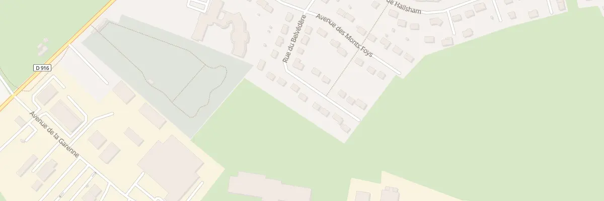 Plan du 18 Rue du Belvédère à Gournay-en-Bray
