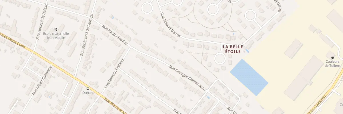 Plan du 17 Rue Georges Clemenceau à Châteauroux