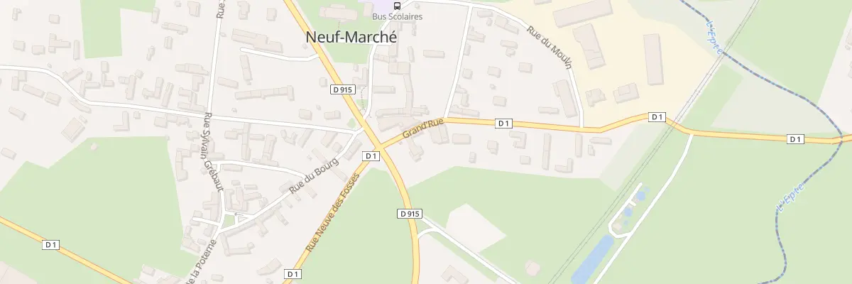 Plan du 2 Rue Grand Rue à Neuf-Marché