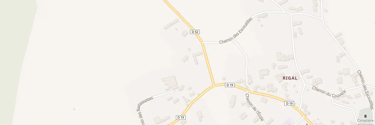 Plan du 5054 Fontvieille à Varaire