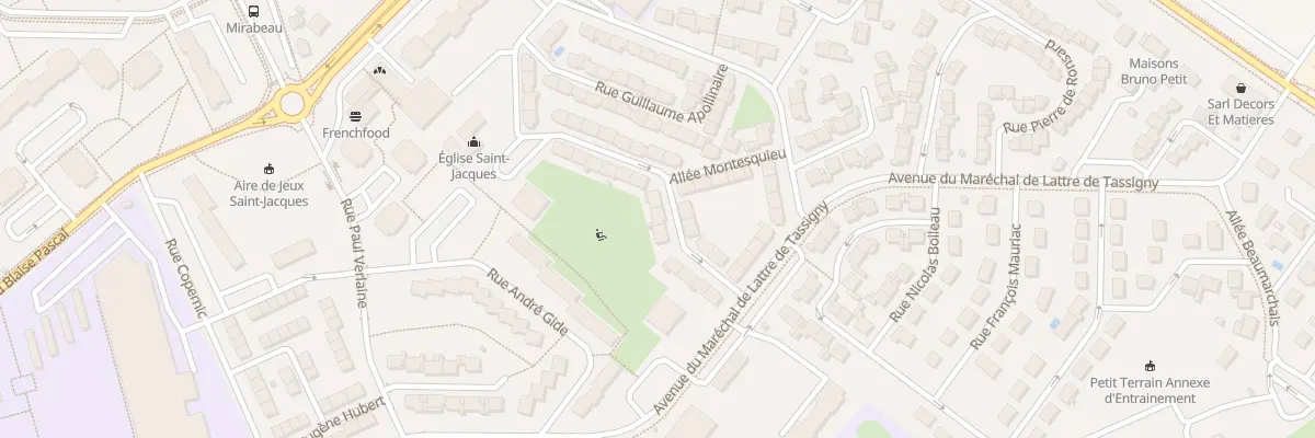Plan du 24 Rue Stéphane Mallarmé à Châteauroux