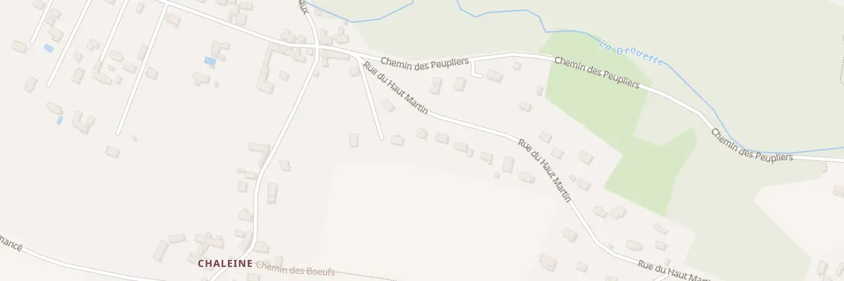 Plan du 28 Rue du Haut Martin à Émancé