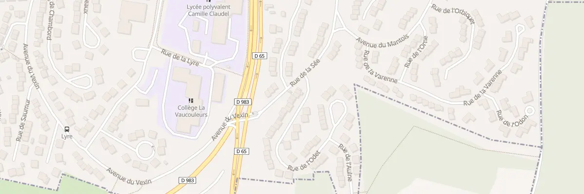 Plan du 6 Rue de l’Odet à Mantes-la-Ville