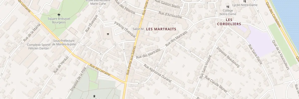 Plan du 34 Rue des Martraits à Mantes-la-Jolie