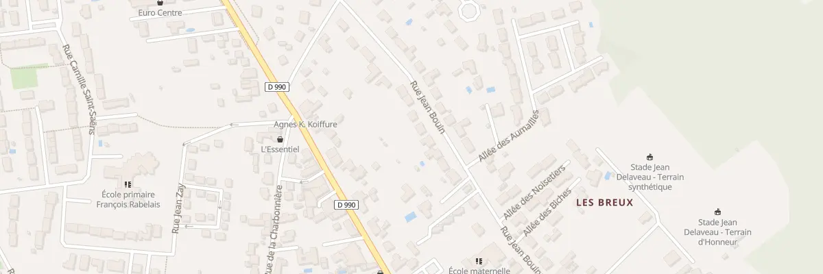 Plan du 23 Rue Jean Bouin au Poinçonnet