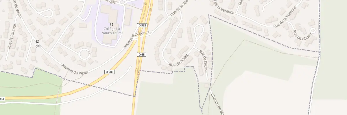 Plan du 11 Rue de l’Odet à Mantes-la-Ville