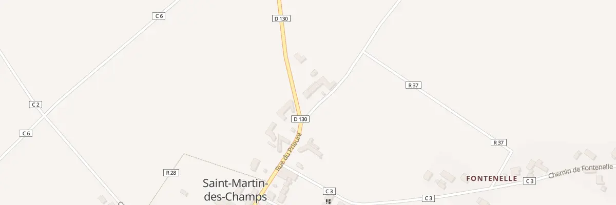 Plan du 1 Che de la Chapelle à Saint-Martin-des-Champs