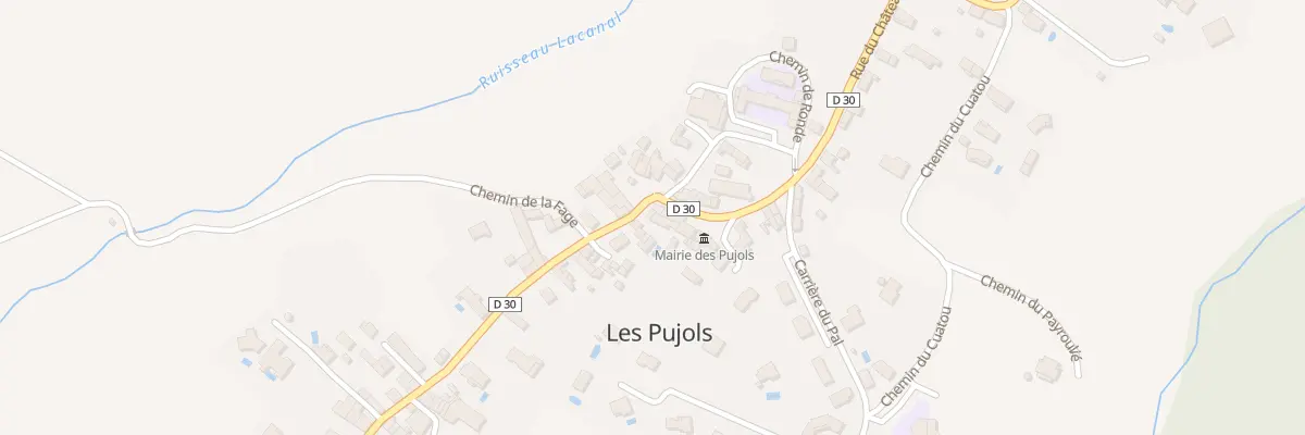 Plan du 1A Pl de la Fontaine aux Pujols