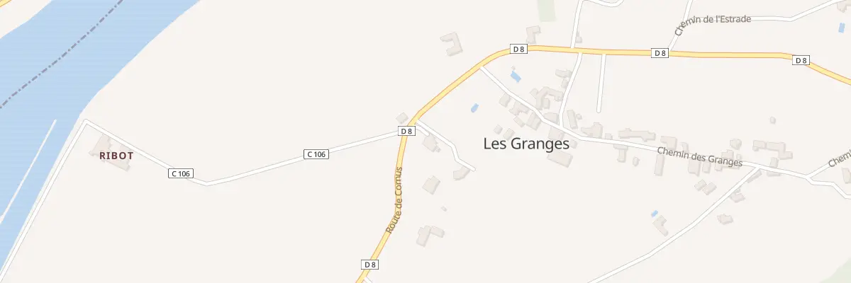 Plan du 5507F Les Granges à Cénevières
