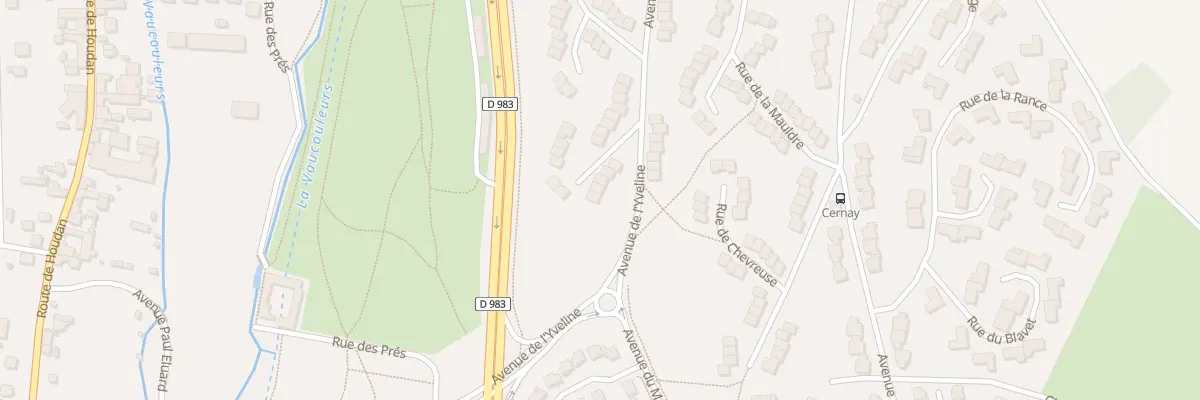 Plan du 9 Rue de la Rabette à Mantes-la-Ville