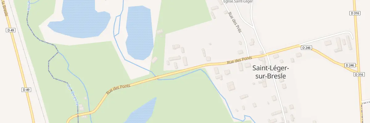 Plan du 5001 Rue du Bas à Saint-Léger-sur-Bresle