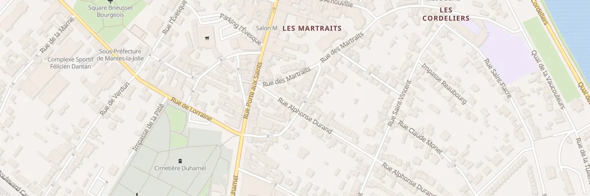 Plan du 58 Rue Alphonse Durand à Mantes-la-Jolie