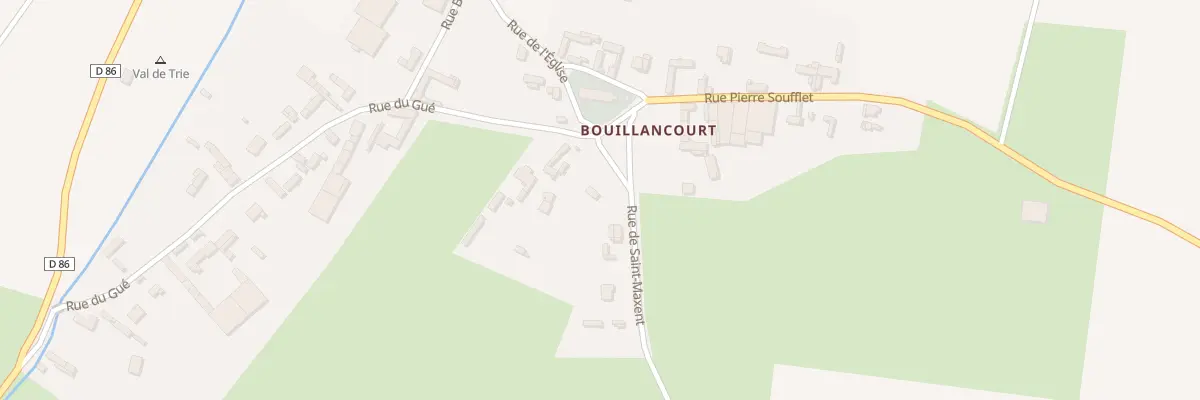 Plan du 2 Rue de Saint Maxent Bouillanco à Moyenneville