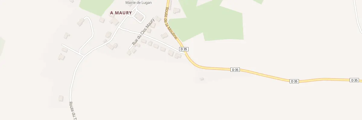 Plan du 5282 A Maury à Lugan