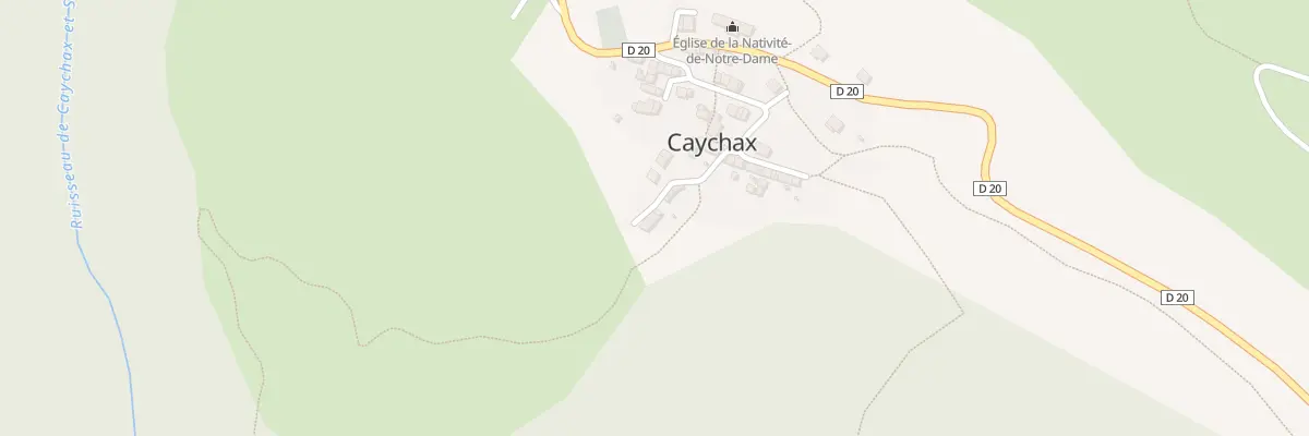 Plan du 21 Le Village à Caychax-et-Senconac