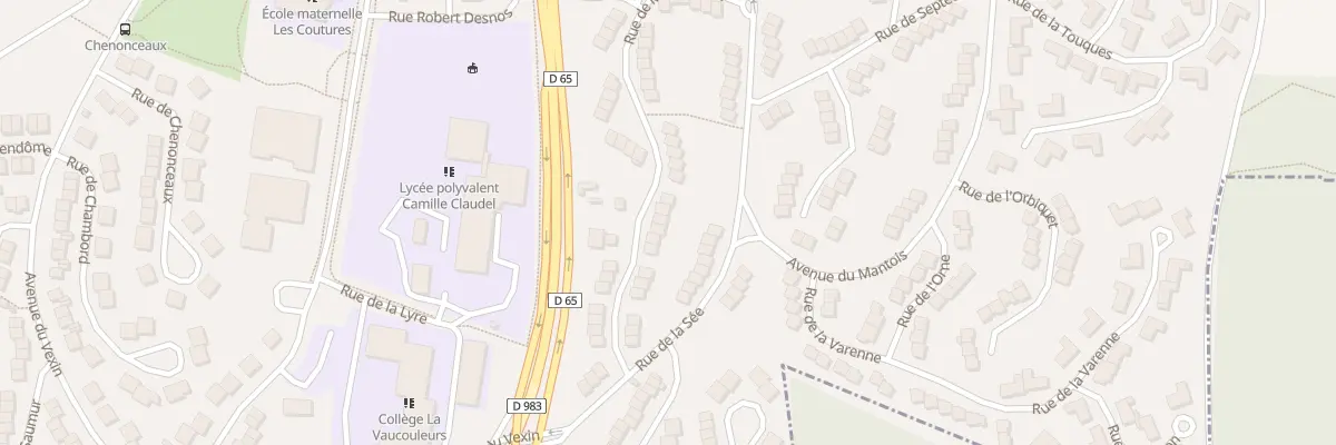 Plan du 41 Rue de Montchauvet à Mantes-la-Ville