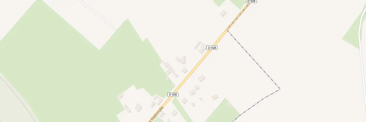 Plan du 35 Rte Nationale à Martainneville
