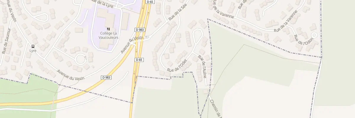 Plan du 15 Rue de l’Odet à Mantes-la-Ville
