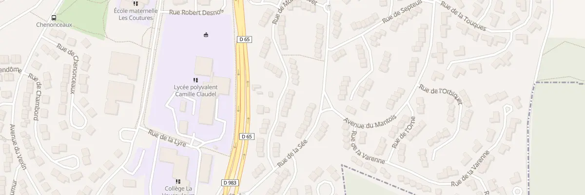 Plan du 39 Rue de Montchauvet à Mantes-la-Ville