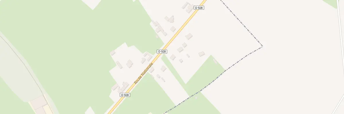 Plan du 32 Rte Nationale à Martainneville
