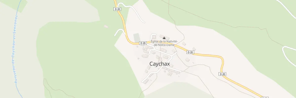 Plan du 6 Le Village de Caychax à Caychax-et-Senconac