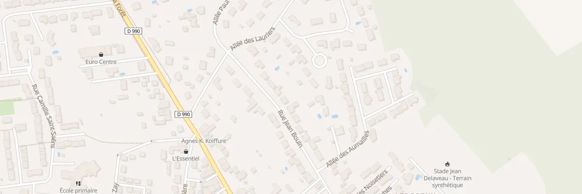 Plan du 40 Rue Jean Bouin au Poinçonnet