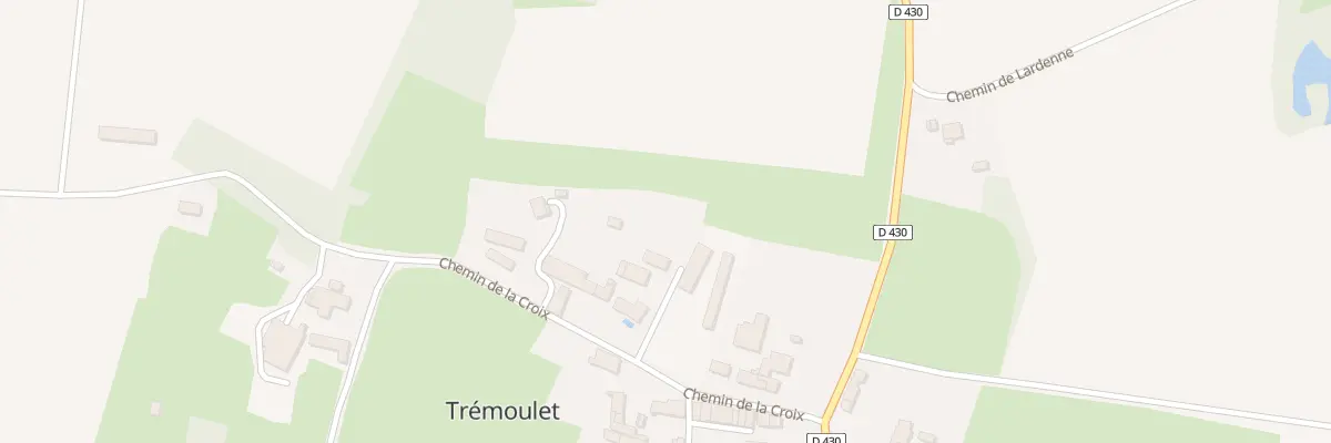 Plan du 39 Camp Francais à Trémoulet