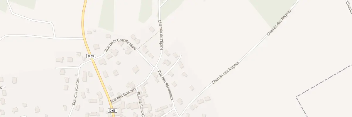 Plan du 42 Rue des Rénateaux à Breuil-Bois-Robert