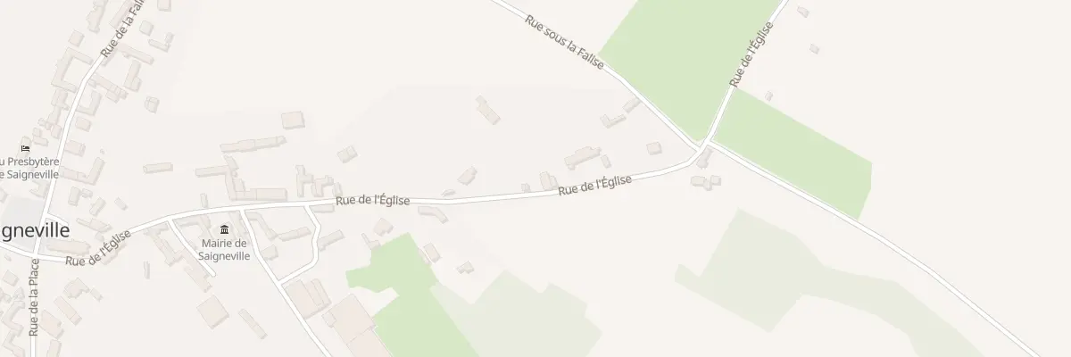 Plan du 19 Rue de l’Eglise à Saigneville