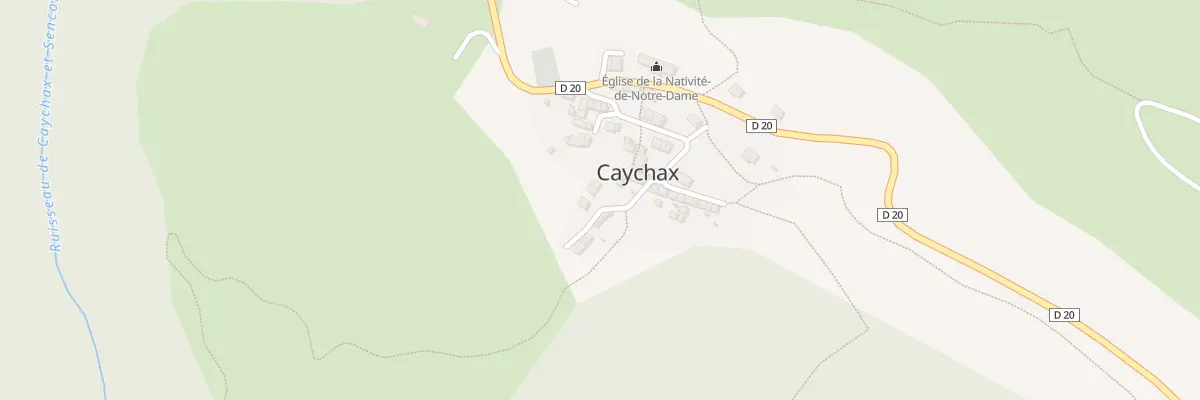Plan du 22 Le Village à Caychax-et-Senconac