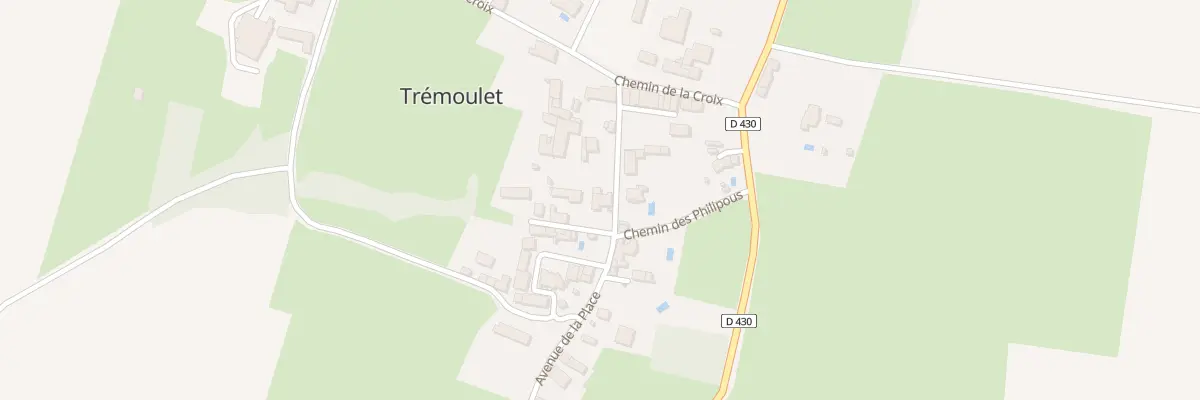 Plan du 10 Les Cazals et Brousse à Trémoulet