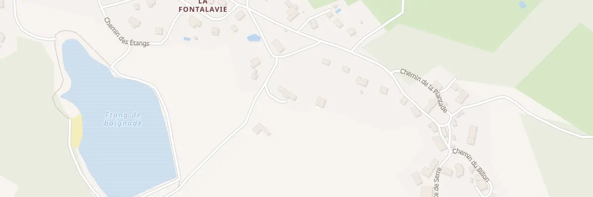 Plan du 5408 La Fontalavie à Chamboulive