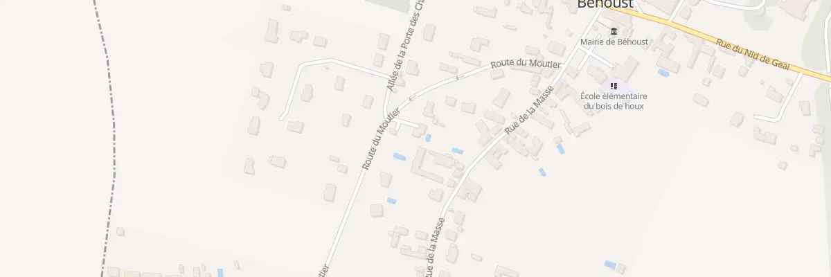 Plan du 7 Rte du Moutier à Béhoust